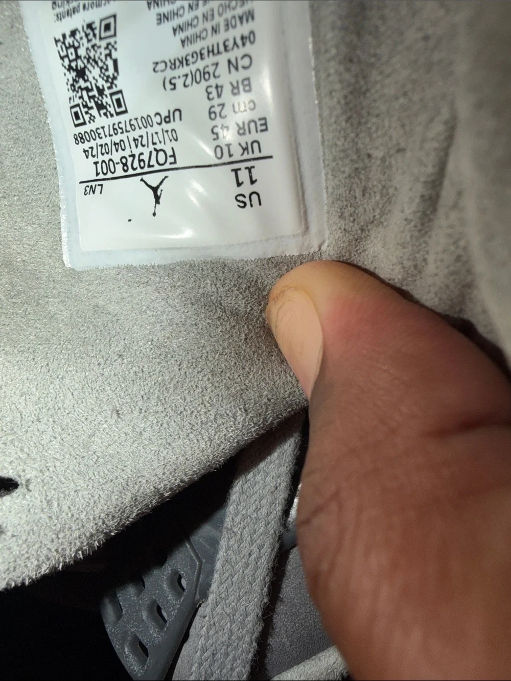Light Gray High-Top Sneakers
